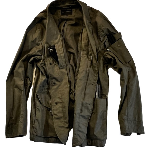 Coated Cotton Men’s Military Field Jacket / Blazer - Picture 3 of 7